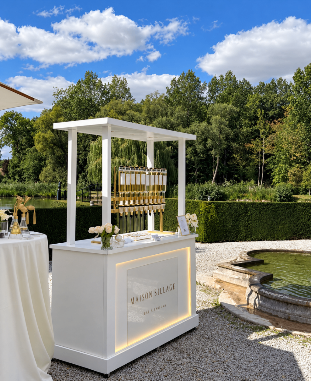 Bar à parfum pour fêtes privées